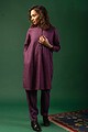 Image for Kusvaa Cood072 Eesha Handloom Cotton Kurta Pant Set Neck