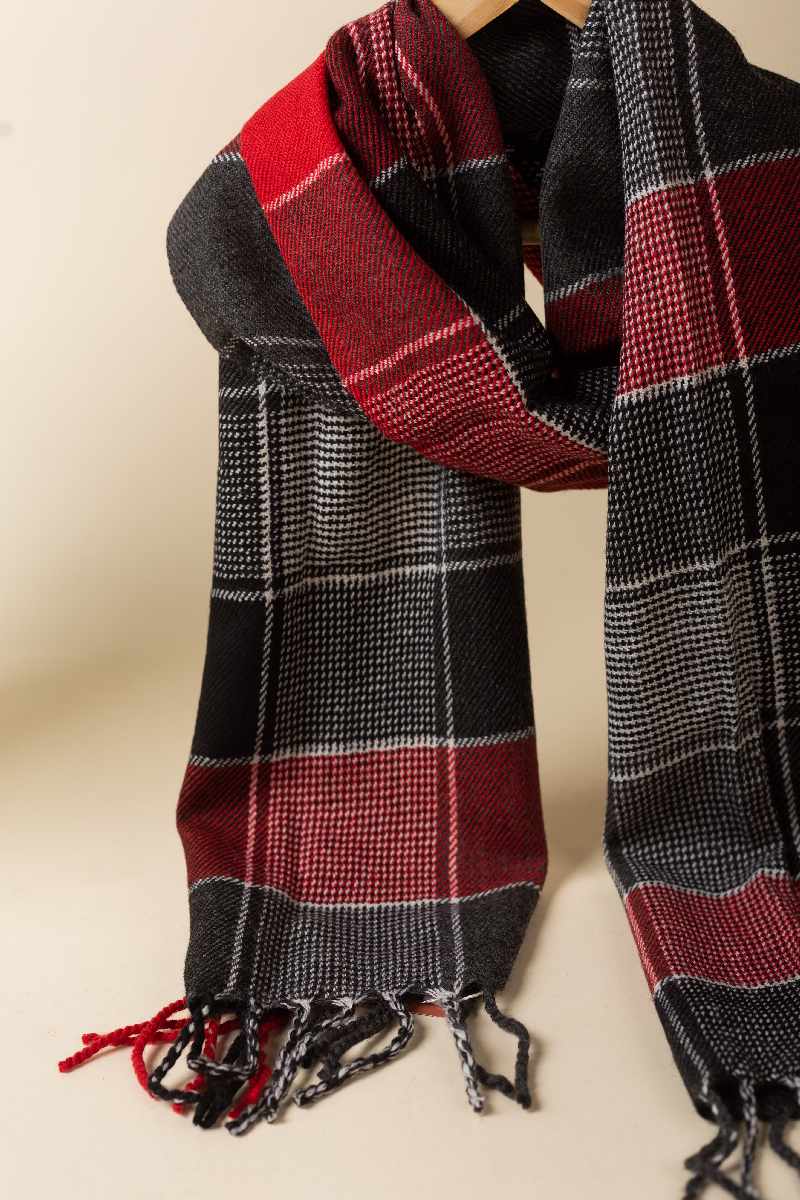 Image for Kusvaa Kusl114a Akhil Woolen Muffler Side New