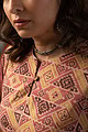 Image for Kusvaa Wkr049 Trishna Cotton Jhaota Kurta Closeup
