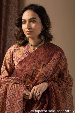 Image for Kusvaa Wkr049 Trishna Cotton Jhaota Kurta Featured