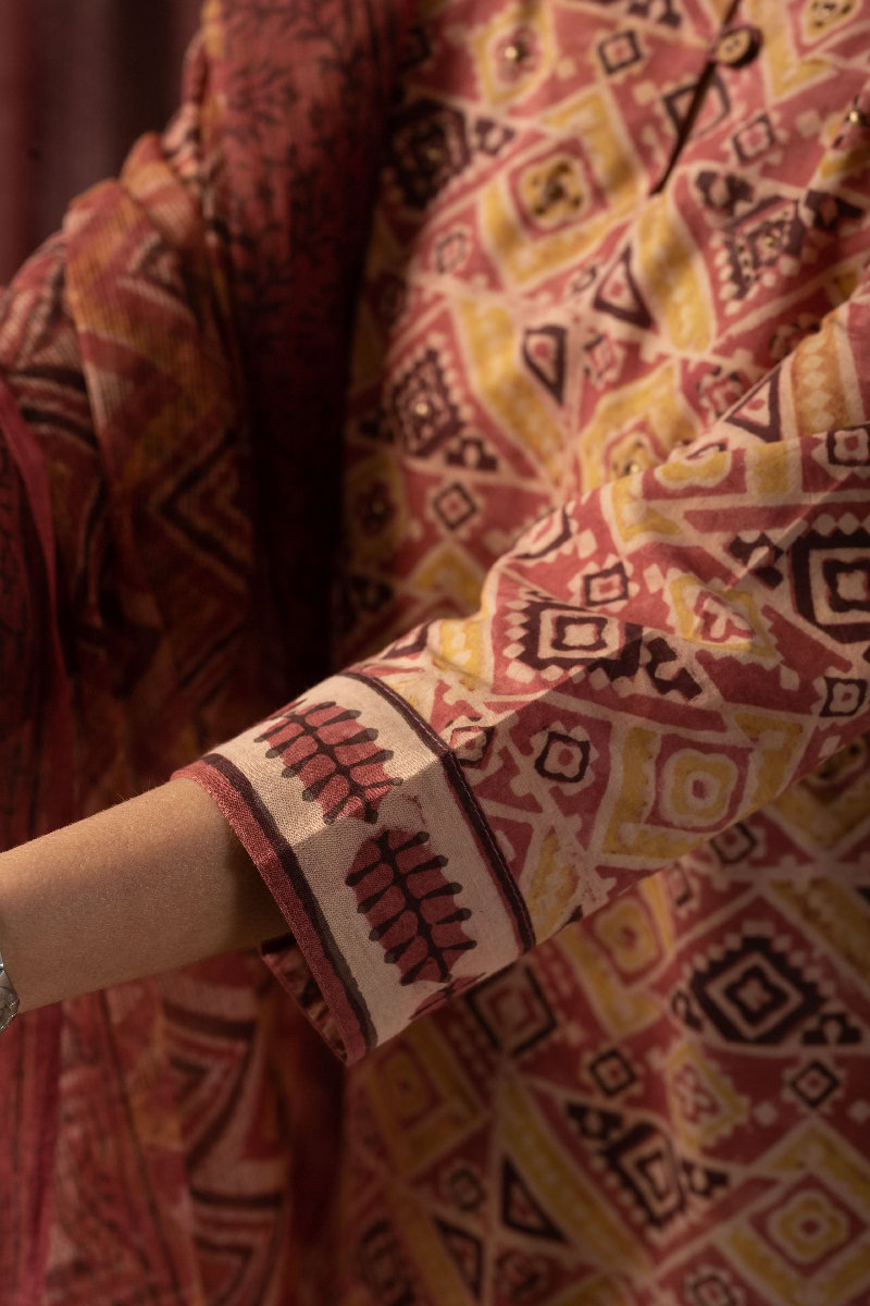 Image for Kusvaa Wkr049 Trishna Cotton Jhaota Kurta Sleeves