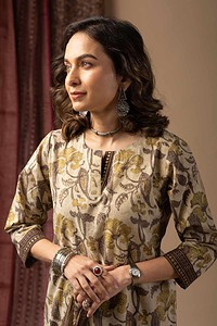 Image for Kusvaa Wkr062 Anushree Cotton Blockprint Kurta Featured