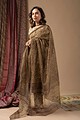 Image for Kusvaa Wkr062 Anushree Cotton Blockprint Kurta Neck