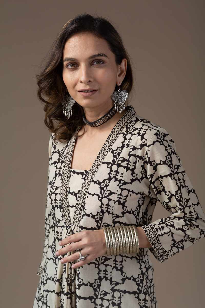 Image for Kusvaa Wkr067 Sanika Cotton A Line Kurta Featured