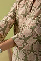 Image for Kusvaa Wkr074 Sneha Cotton Blockprint Kurta Sitting