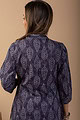 Image for Kusvaa Wkr075 Sarni Cotton Blockprint Kurta Sitting