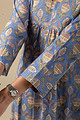 Image for Kusvaa Wkr076 Lalika Cotton Blockprint Kurta Sleeves