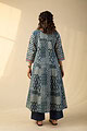 Image for Kusvaa Wkr078 Hridya Cotton A Line Kurta Back
