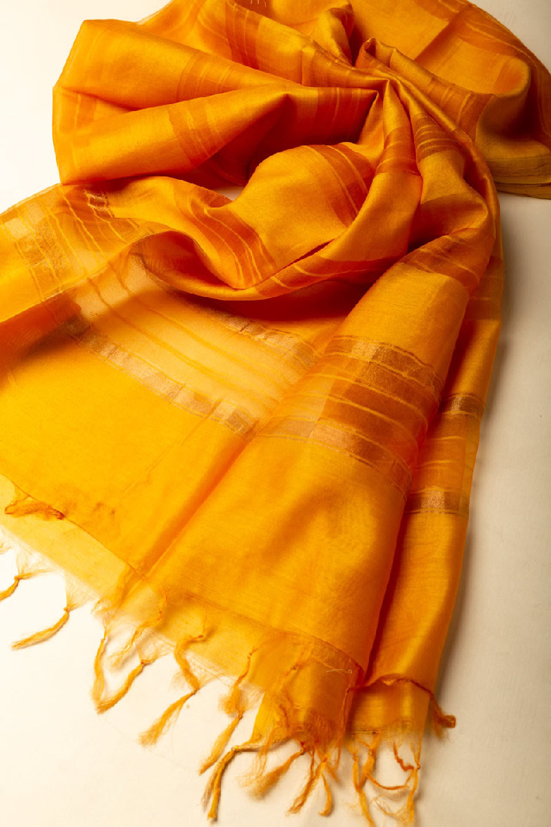 Image for Kusvaa Wkr079dup Mohini Chanderi Dupatta Side