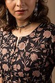 Image for Kusvaa Wkr080 Linki Cotton Blockprint Kurta Sleeves