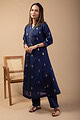 Image for Kusvaa Wkr086 Saachi Silk Jamdani Kurta Pattern