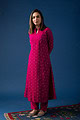Image for Kusvaa Wkr087 Sriradha Cotton Silk Kurta Back