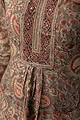 Image for Kusvaa Wkr088 Shira Cotton Kalamkari Kurta Back