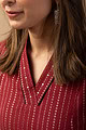 Image for Kusvaa Wkr093 Nandita Handloom Cotton Kurta Closeup 2