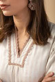 Image for Kusvaa Cood074 Inna Handloom Cotton Co Ord Set Closeup New