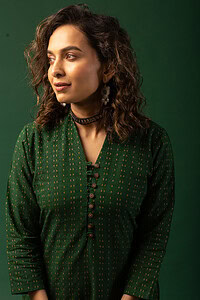 Image for Kusvaa Cood078 Nisha Handloom Cotton Kurta Pant Set Featured