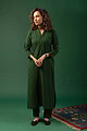 Image for Kusvaa Cood078 Nisha Handloom Cotton Kurta Pant Set Front