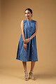 Image for Kusvaa Dr015 Opall Handloom Cotton Dress Front