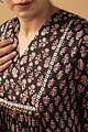Image for Kusvaa Dr017 Reema Handblock Cotton Dress Neck