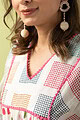Image for Kusvaa Dr018 Kitni A Line Cotton Dress Closeup