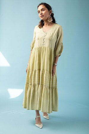 Image for Kusvaa Dr019 Aashvi A Line Modal Dress Back