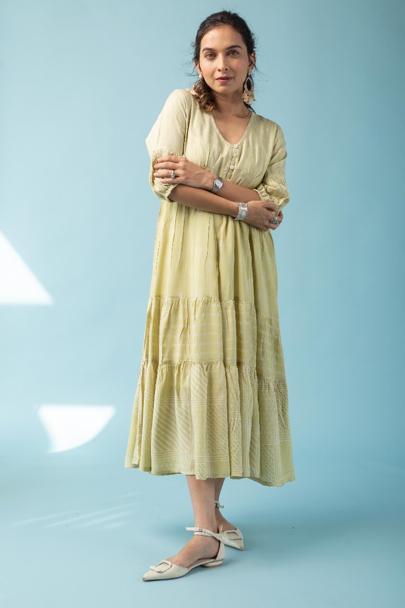 Image for Kusvaa Dr019 Aashvi A Line Modal Dress Front