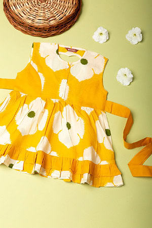 Image for Kusvaa Grw034 Tarala Cotton Girls Frock Featured
