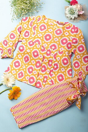 Image for Kusvaa Grw037 Rupali Cotton Girls Top Pant Set Featured