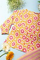 Image for Kusvaa Grw037 Rupali Cotton Girls Top Pant Set Sitting