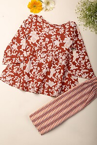 Image for Kusvaa Grw038 Seentahna Cotton Girls Top Pant Set Featured