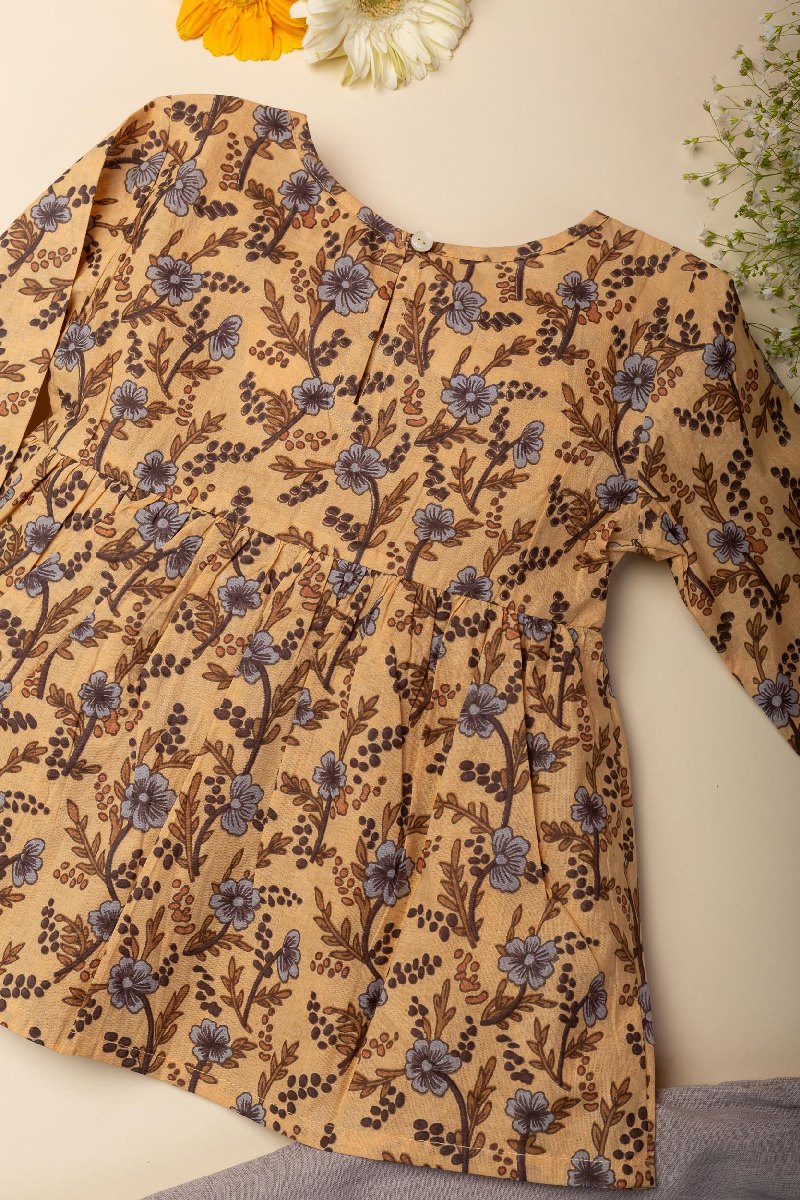 Image for Kusvaa Grw039 Tajanae Cotton Girls Top Pant Set Closeup