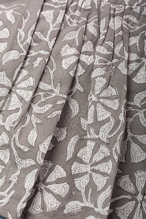 Image for Kusvaa Grw040 Riya Cotton Girls Top Pant Set Closeup
