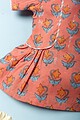 Image for Kusvaa Grw041 Ishani Cotton Girls Top Pant Set Closeup