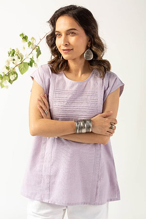 Image for Kusvaa Shk016 Pradyut Handloom Cotton Short Kurti Featured