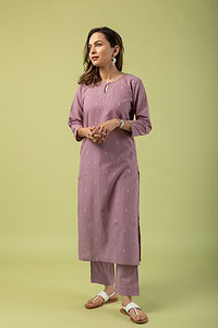 Image for Kusvaa Wkr097 Saisha Handloom Cotton Kurta Back