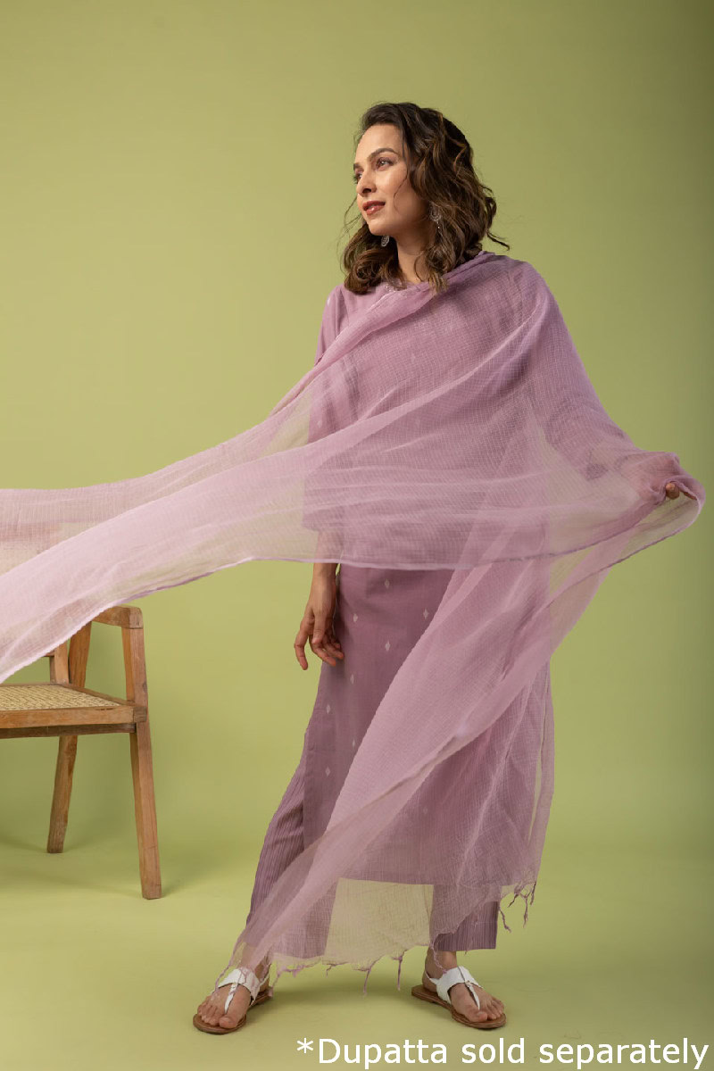 Image for Kusvaa Wkr097 Saisha Handloom Cotton Kurta Pocket
