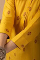 Image for Kusvaa Wkr098 Raine Handloom Cotton Kurta Closeup 2
