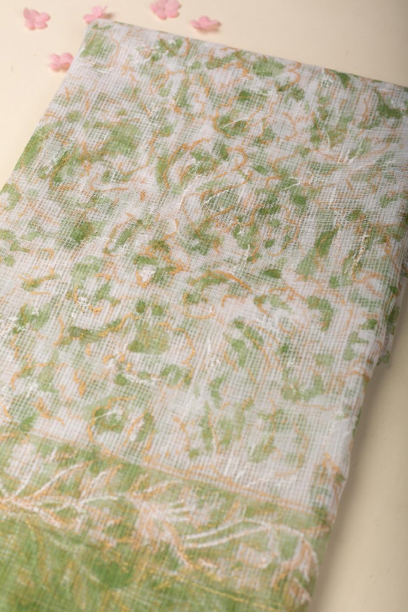 Image for Kusvaa Wkr101dup Harneez Cotton Block Print Kota Doriya Dupatta Closeup