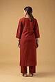 Image for Kusvaa Wkr104 Sanaita Handloom Cotton Kurta Back