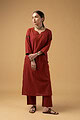 Image for Kusvaa Wkr104 Sanaita Handloom Cotton Kurta Pattern
