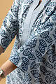 Image for Kusvaa Wkr105 Divyam Cotton Bagur Print Kurta Closeup 2