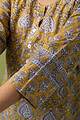 Image for Kusvaa Wkr106 Farida Cotton Handblock Kurta Pocket