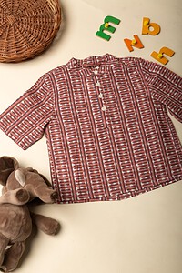 Image for Kusvaa Byw030 Trinabh Cotton Boys Half Sleeves Shrit Featured
