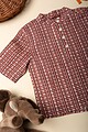 Image for Kusvaa Byw030 Trinabh Cotton Boys Half Sleeves Shrit Side
