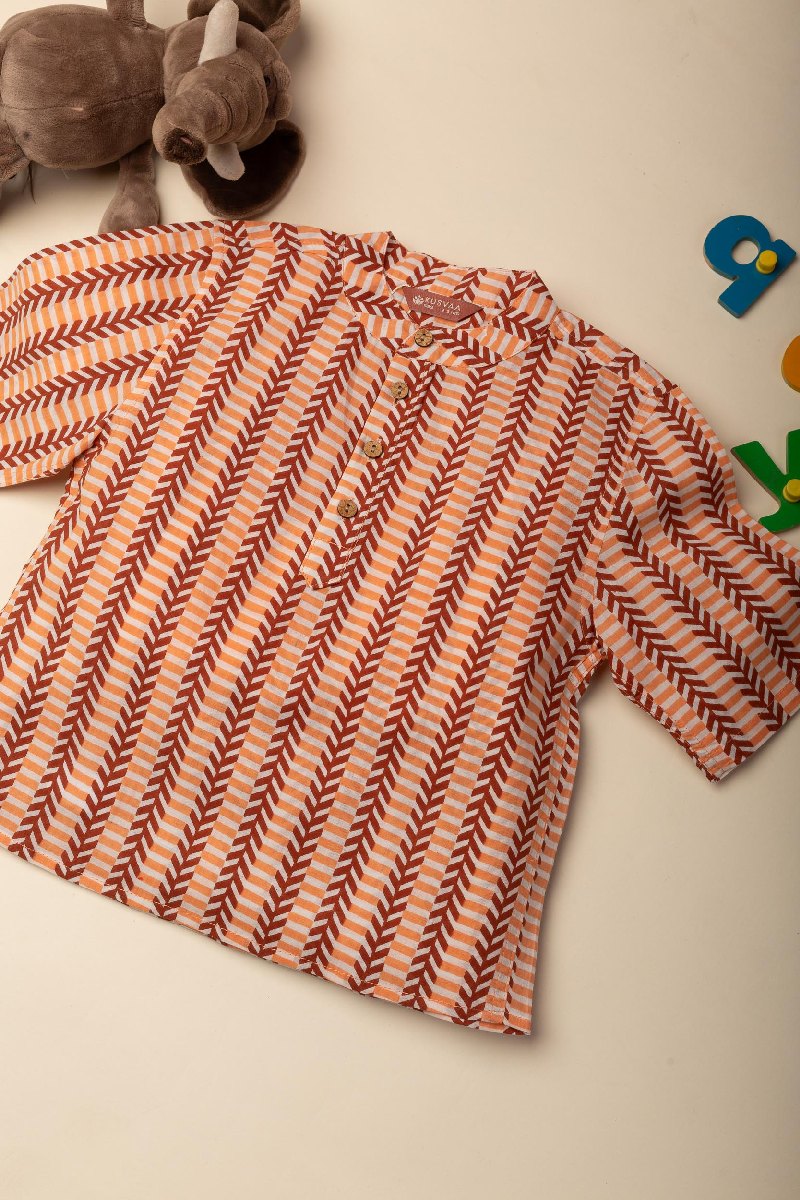 Image for Kusvaa Byw031 Amol Cotton Boys Half Sleeves Shrit Featured