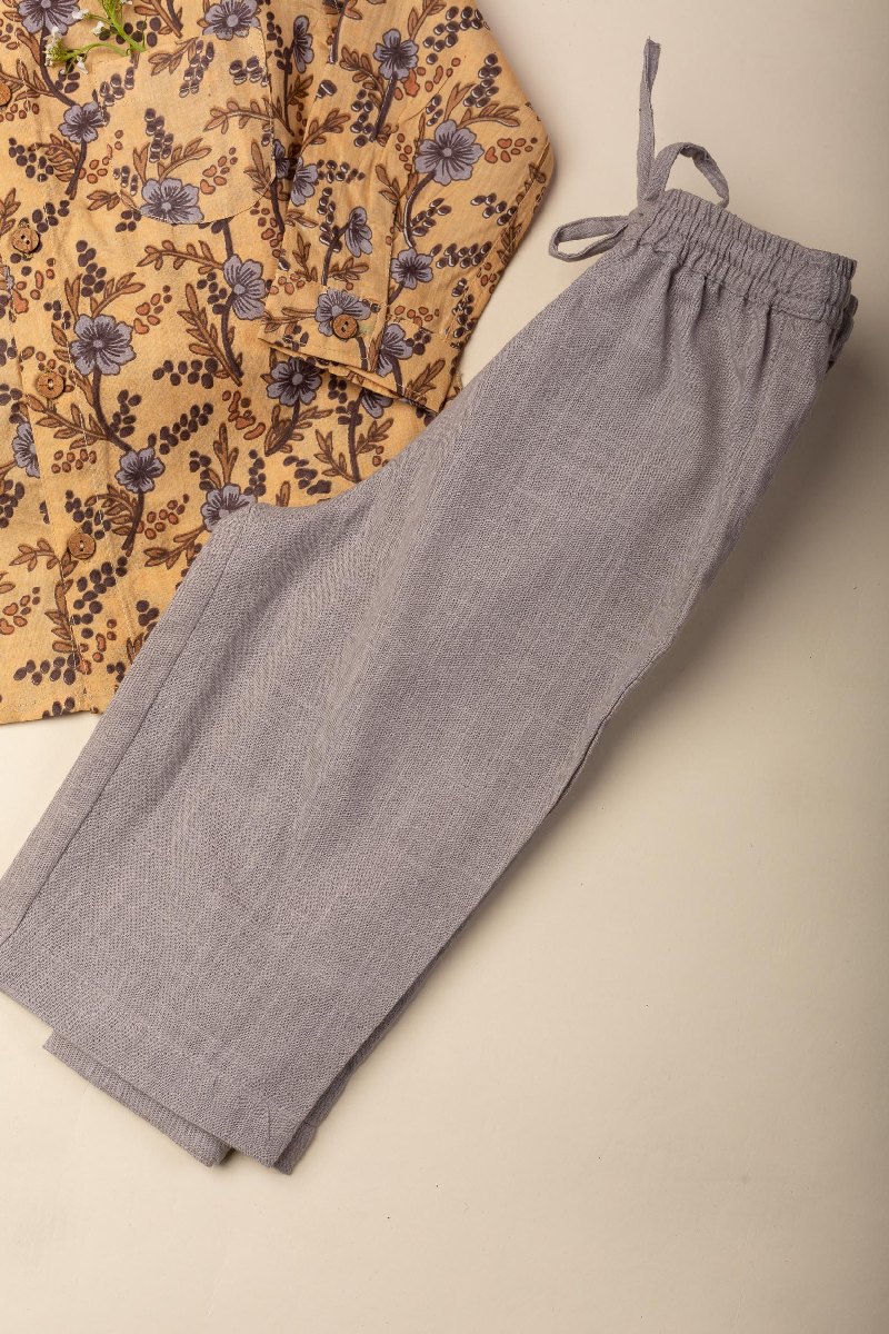 Image for Kusvaa Byw032 Ansu Cotton Boys Top Pant Set Back