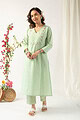 Image for Kusvaa Cood081 Samanvitha Cotton Linen Co Ord Set Front