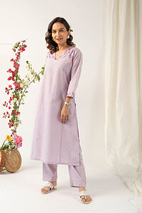 Image for Kusvaa Cood082 Singdha Cotton Linen Co Ord Set Side