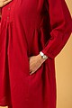 Image for Kusvaa Cood085 Jina Handloom Cotton Kurta Pant Set Pocket