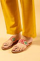 Image for Kusvaa Cood086 Girisha Cotton Slub Kurta Pant Set Closeup 2